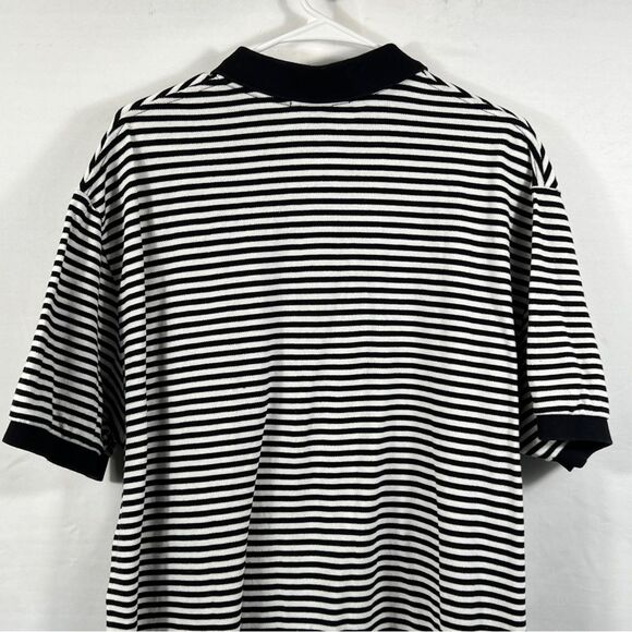 Mens Polo Ralph Lauren Black and White Striped Shirt 0648 - Picture 9 of 12